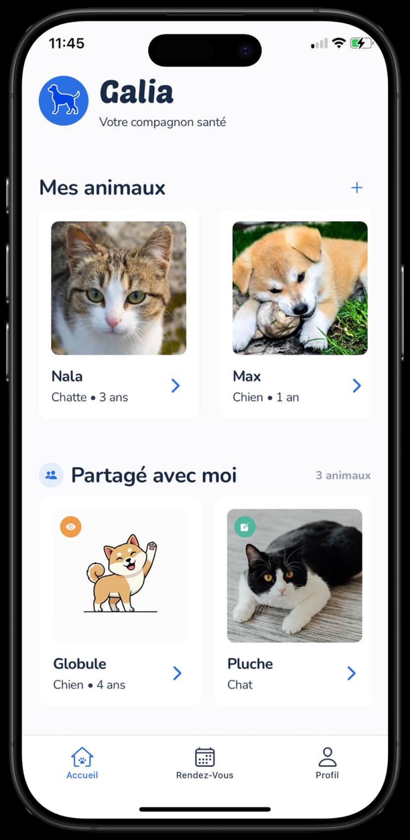 Accès vétérinaire